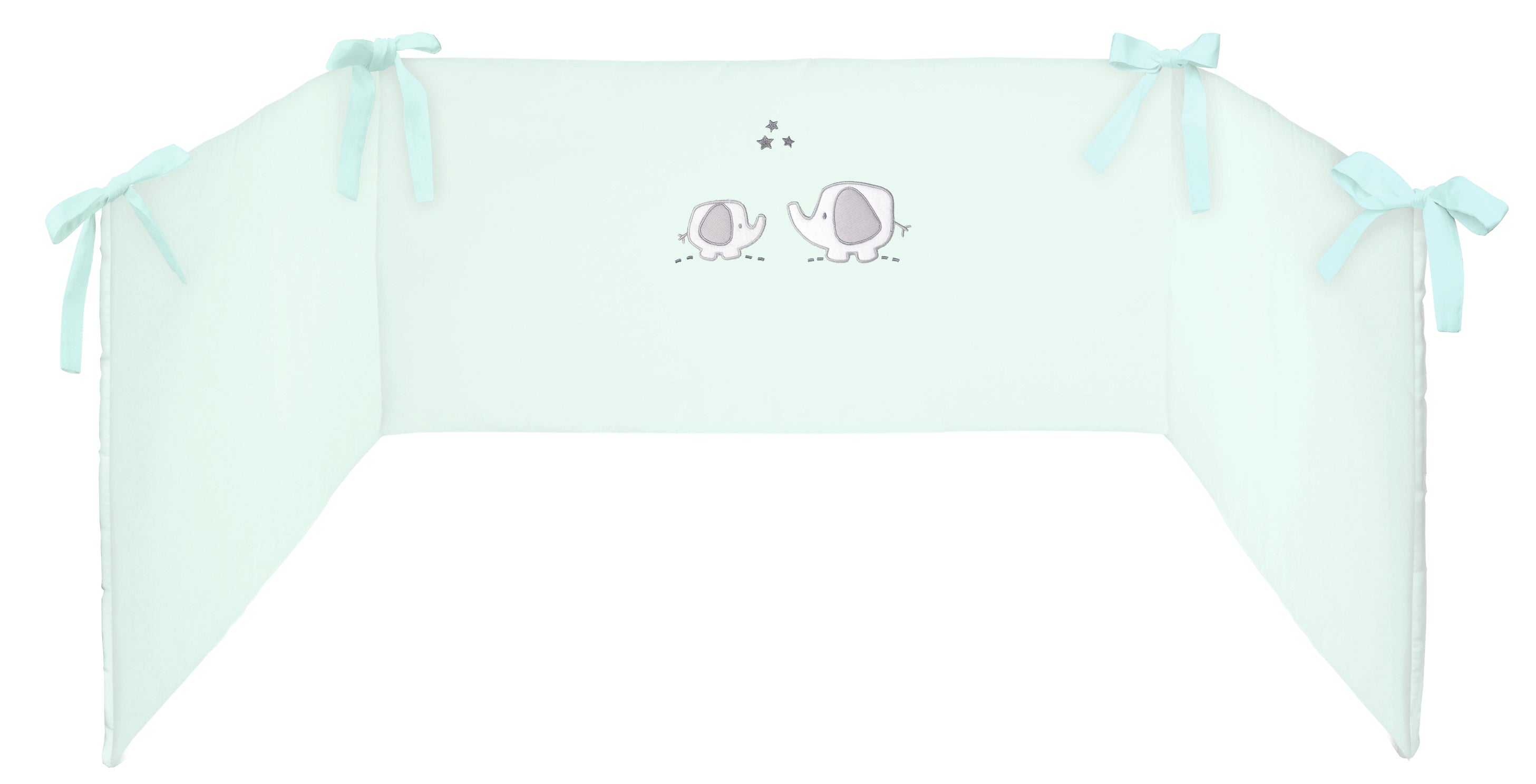 Bettset Mini Elephant mint 4tlg. inkl. gratis Fixleintuch Tencel