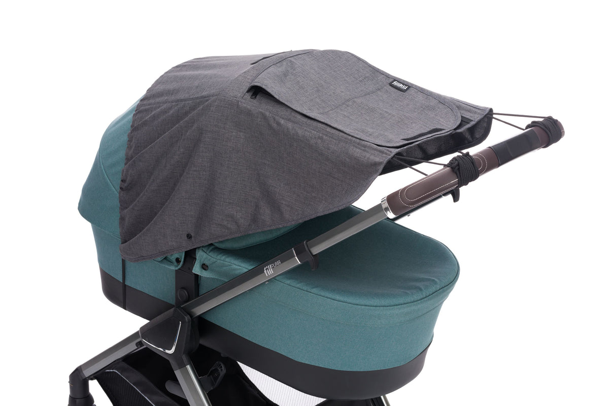 Fillikid Sonnenschutz Deluxe für Buggy und Sportwagen - grau