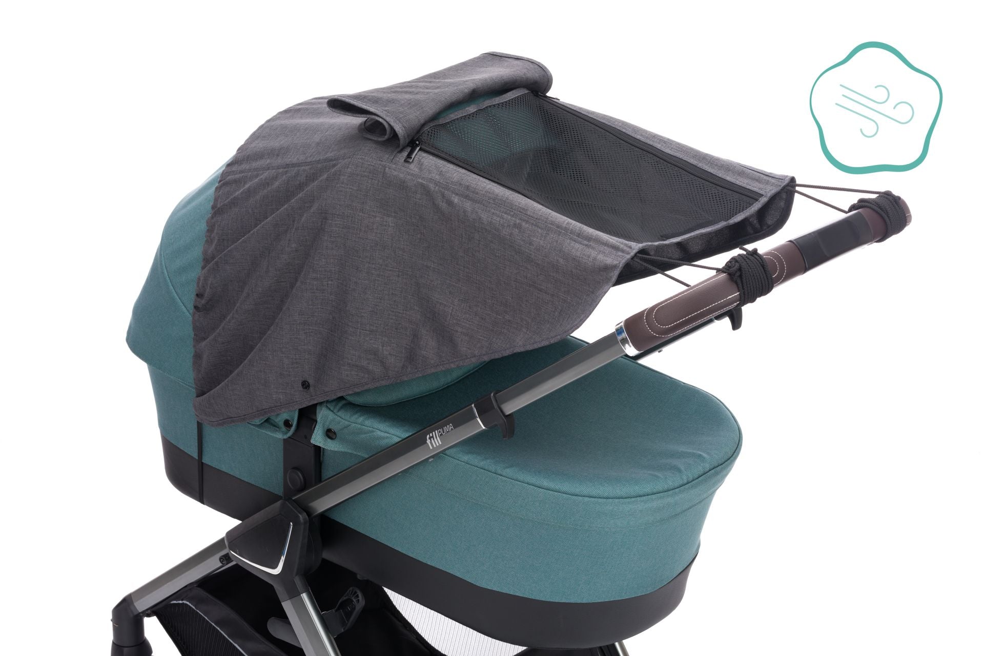 Fillikid Sonnenschutz Deluxe für Buggy und Sportwagen - grau - Margaretha's  Bébé- & Kinderparadies AG