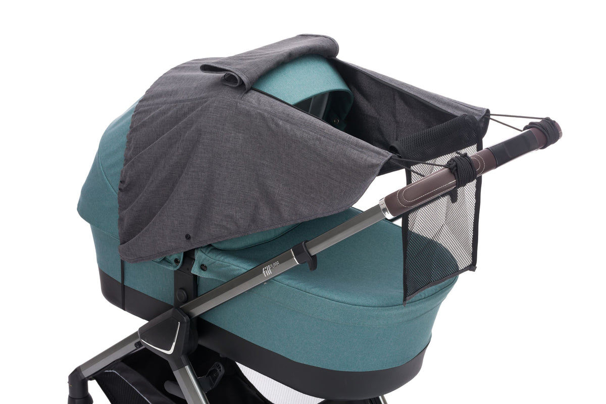 Fillikid Sonnenschutz Deluxe für Buggy und Sportwagen - grau