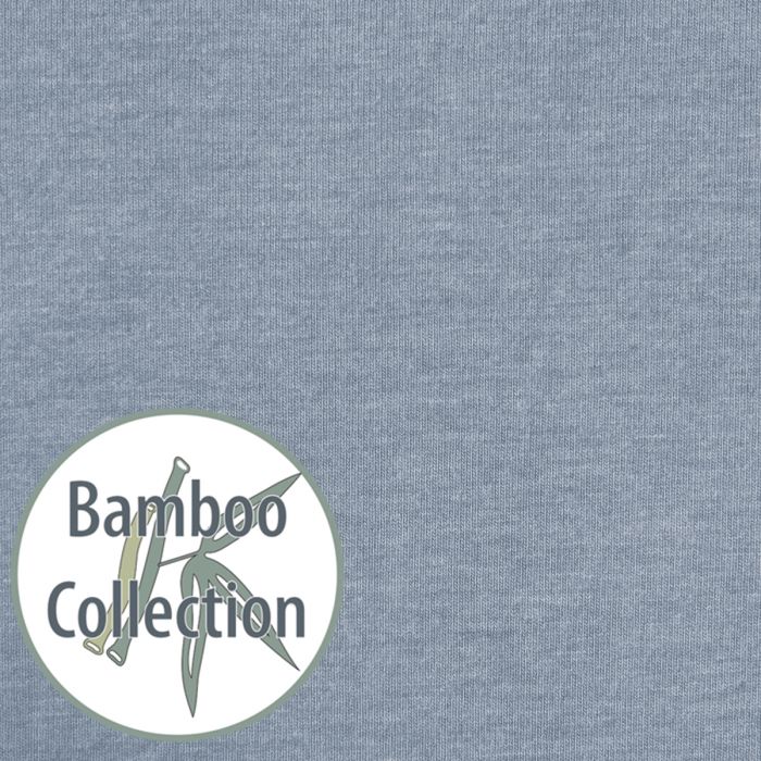 Theraline Bezug für Kinderkopfkissen Dessin 154 &quot;Melange Blau-grau&quot; Bamboo Collection