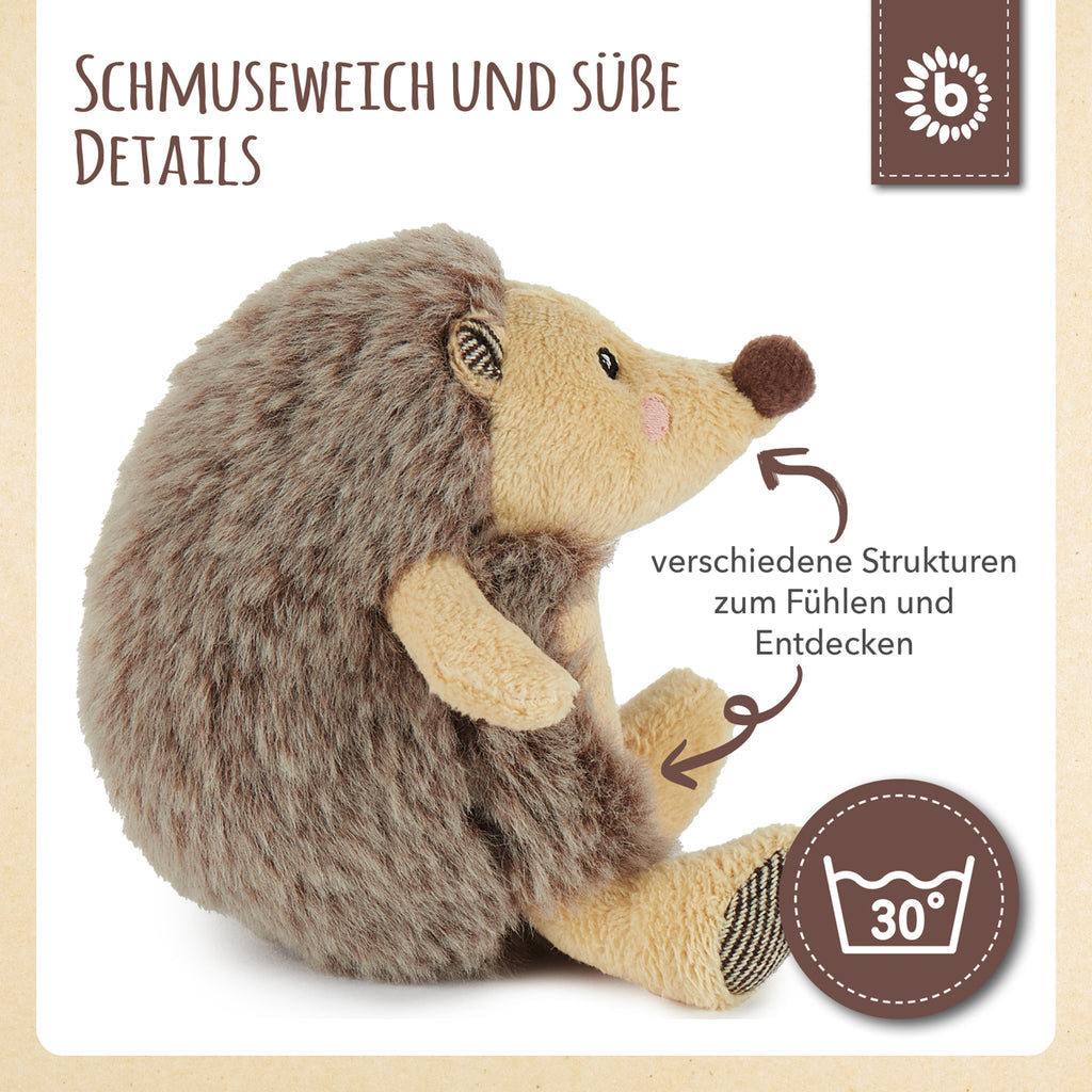 Bieco Spielfigur Igel Piksi 12 cm mit Rassel