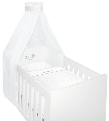 Bettset  Mini Elephant grau 4tlg. inkl. gratix Fixleintuch Tencel