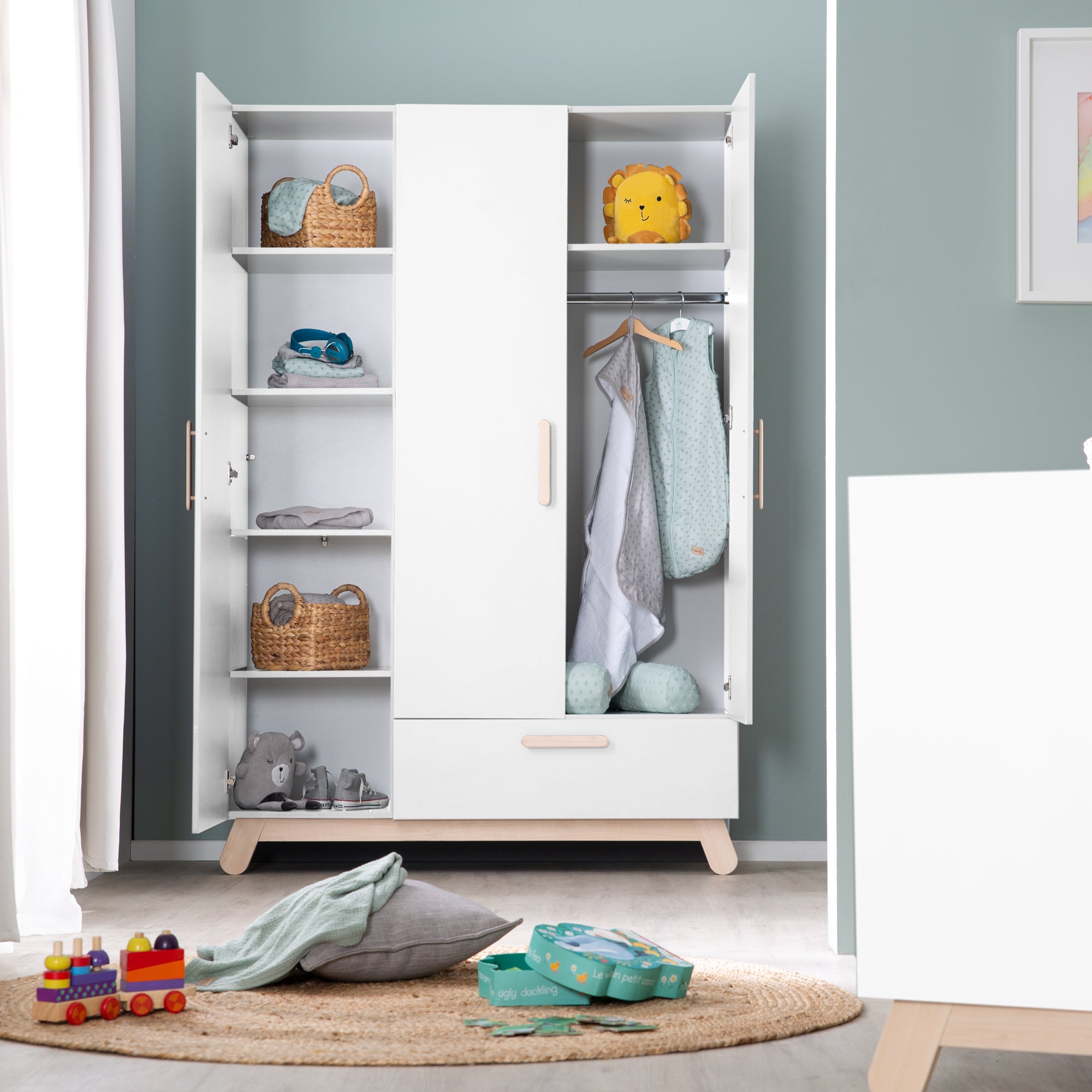 Roba Kinderzimmer 3-teilig inkl. Wickelansatz - Clara SONDERANGEBOT