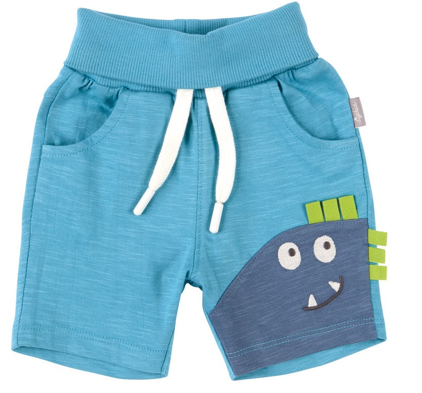 Sigikid Blaue Baby Bermuda kleines Monster