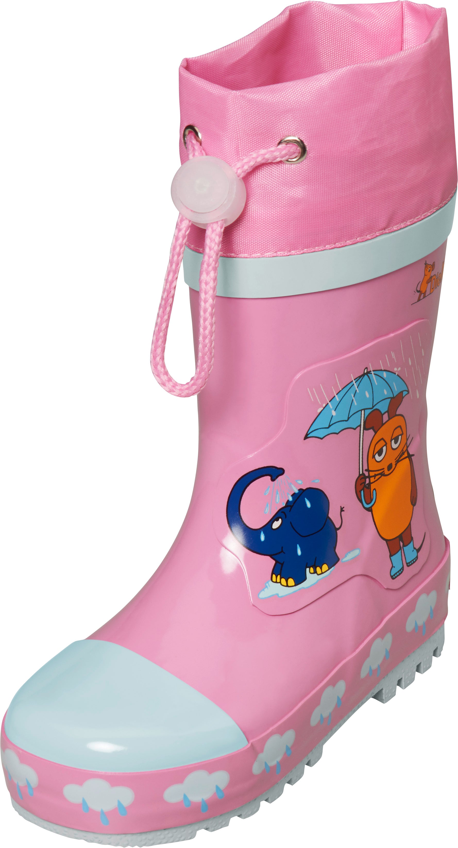 Playshoes Gummistiefel die Maus blau, grün, rosa