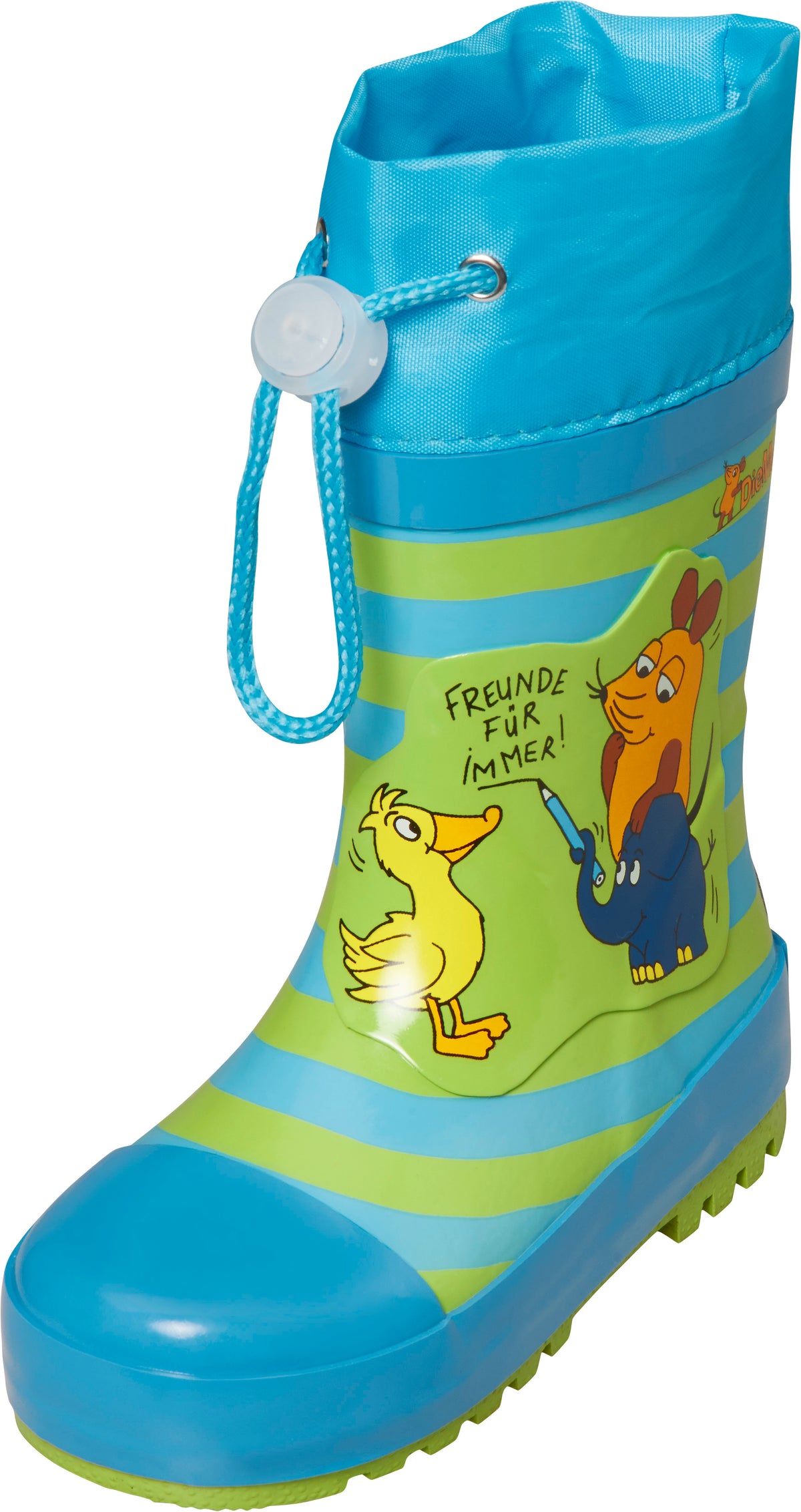 Playshoes Gummistiefel die Maus blau, grün, rosa