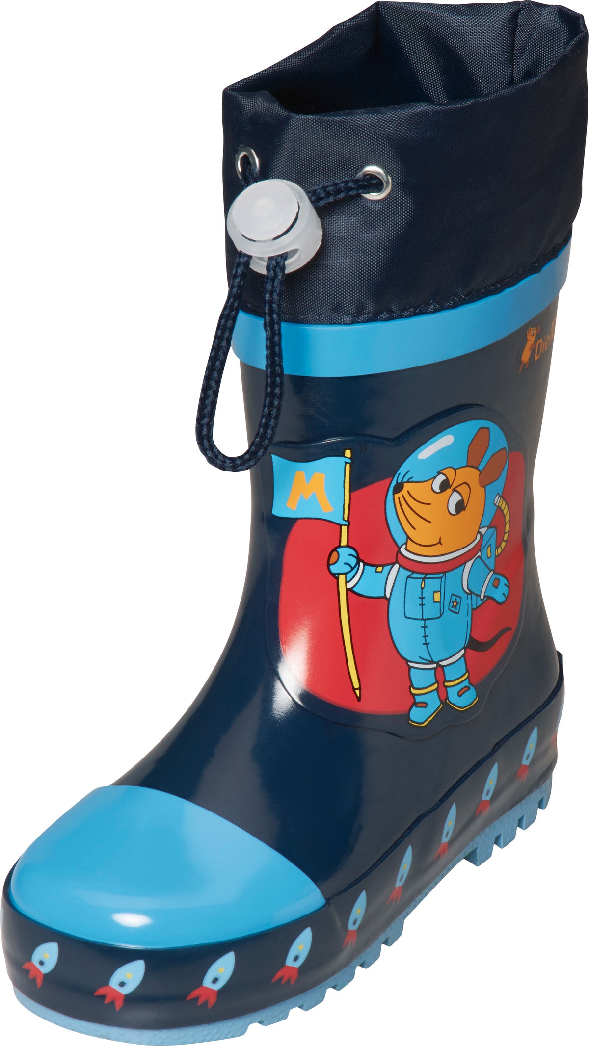 Playshoes Gummistiefel die Maus blau, grün, rosa