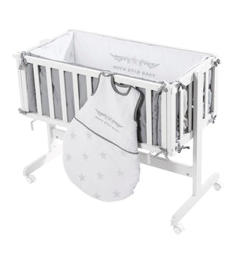 Roba Beistellbett Room &amp; Craddle mit Ausstattung Rock Star Baby 3