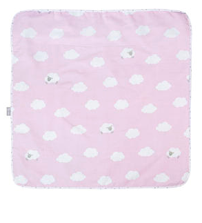 Roba Kuscheldecke - Kleine Wolke rosa