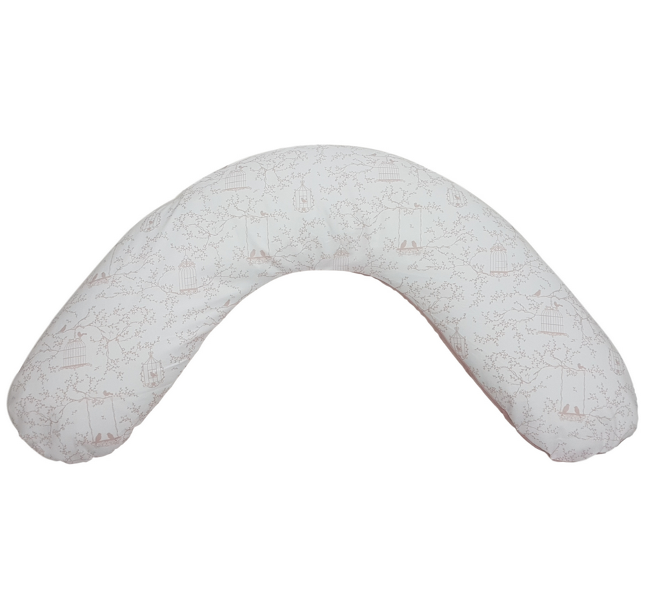 Bisal Stillkissen Vögel rosa & rosa uni