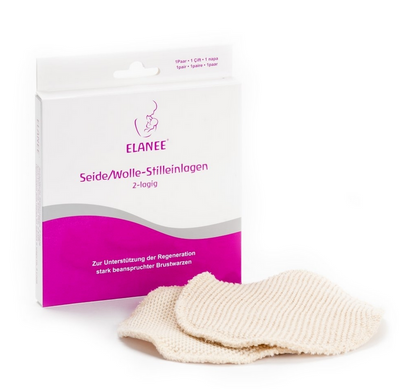 Elanee Seide/Wolle-Stilleinlagen, 2-lagig, FS, 1 Paar