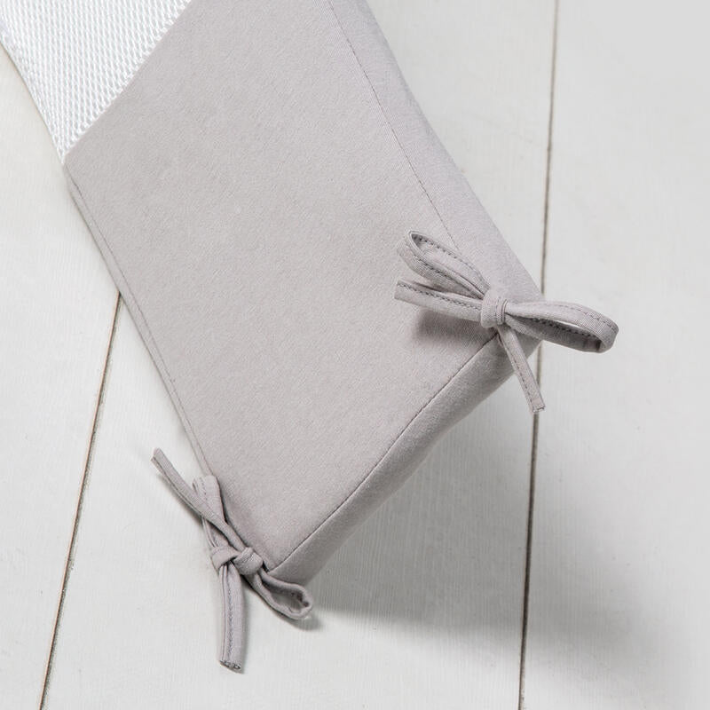 Roba Nestchen Air PLUS safe asleep - Jersey grau