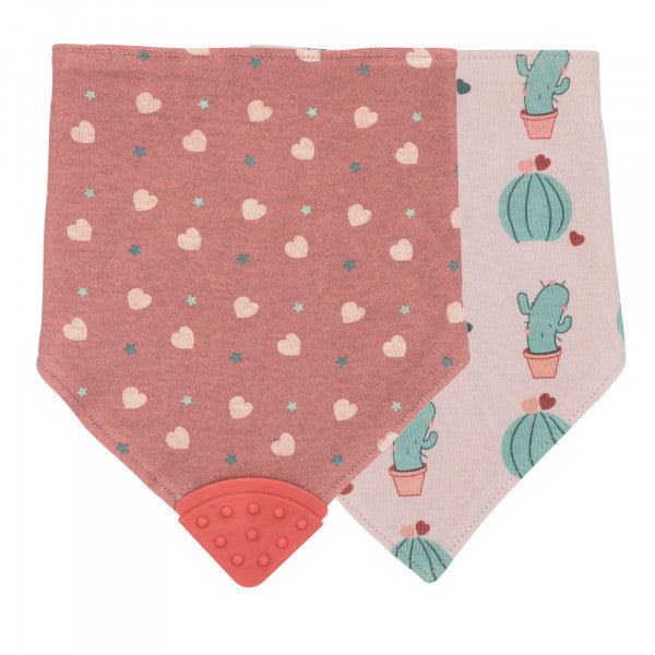 Trois Kilos Sept 2-er Pack Bandana Lätzchen - Cactus