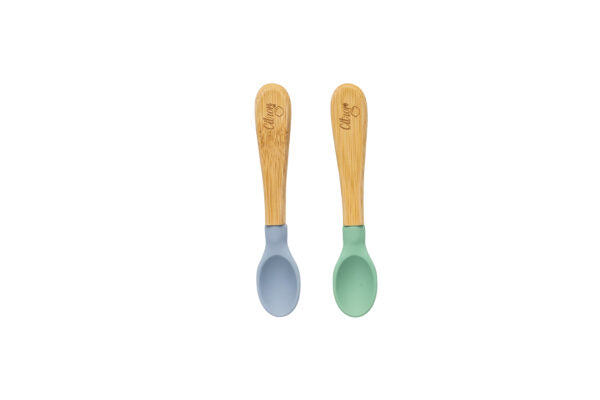 Citron Bamboo Löffel Set Green & Blue