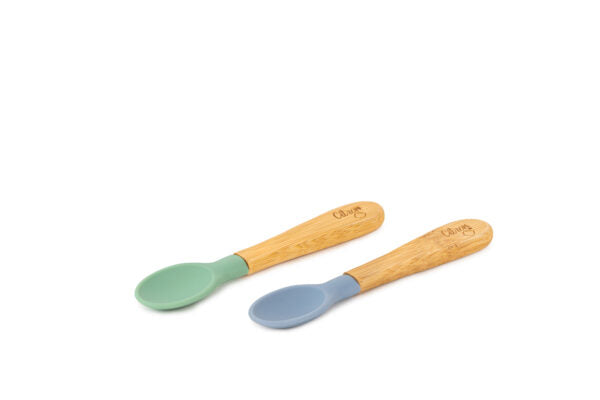 Citron Bamboo Löffel Set Green &amp; Blue
