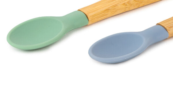 Citron Bamboo Löffel Set Green &amp; Blue