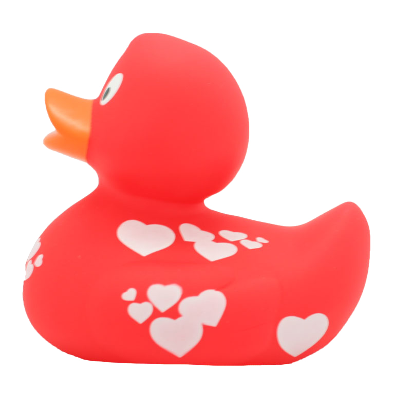 Lilalu Ente mit Herzen