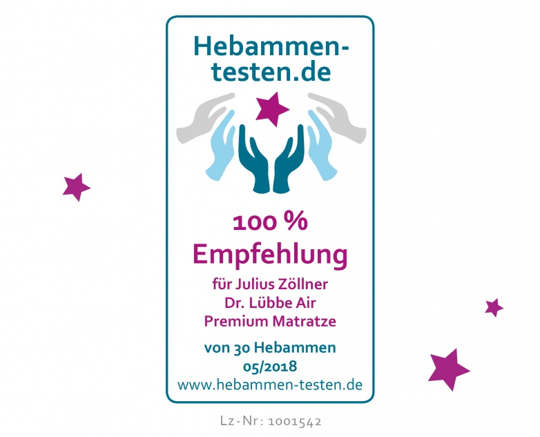 JULIUS ZÖLLNER Babymatratze Dr.Lübbe Air Premium 60x120 cm