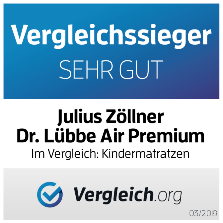 JULIUS ZÖLLNER Babymatratze Dr.Lübbe Air Premium 70x140 cm plus