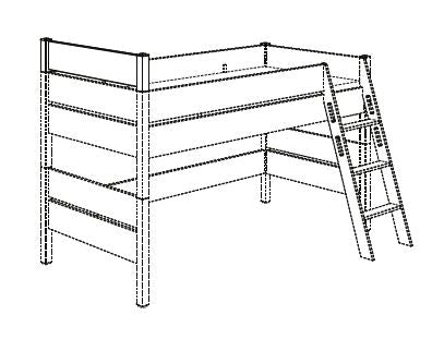 PAIDI TIAGO Sicherheits-Ergänzungen für Spiel-, Hoch- und Etagenbetten
