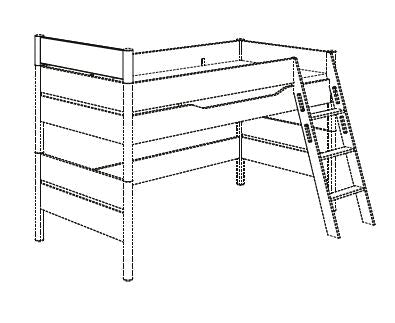 PAIDI YLVIE Sicherheits-Ergänzungen für Spiel-, Hoch- und Etagenbetten