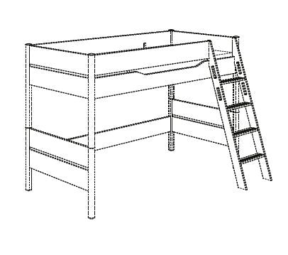 PAIDI YLVIE Sicherheits-Ergänzungen für Spiel-, Hoch- und Etagenbetten