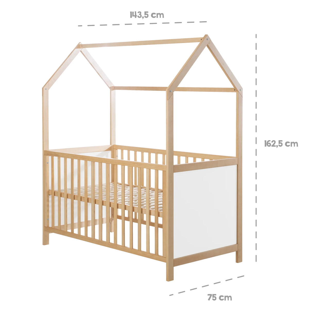 Roba Hausbett 70 x 140 cm Natur