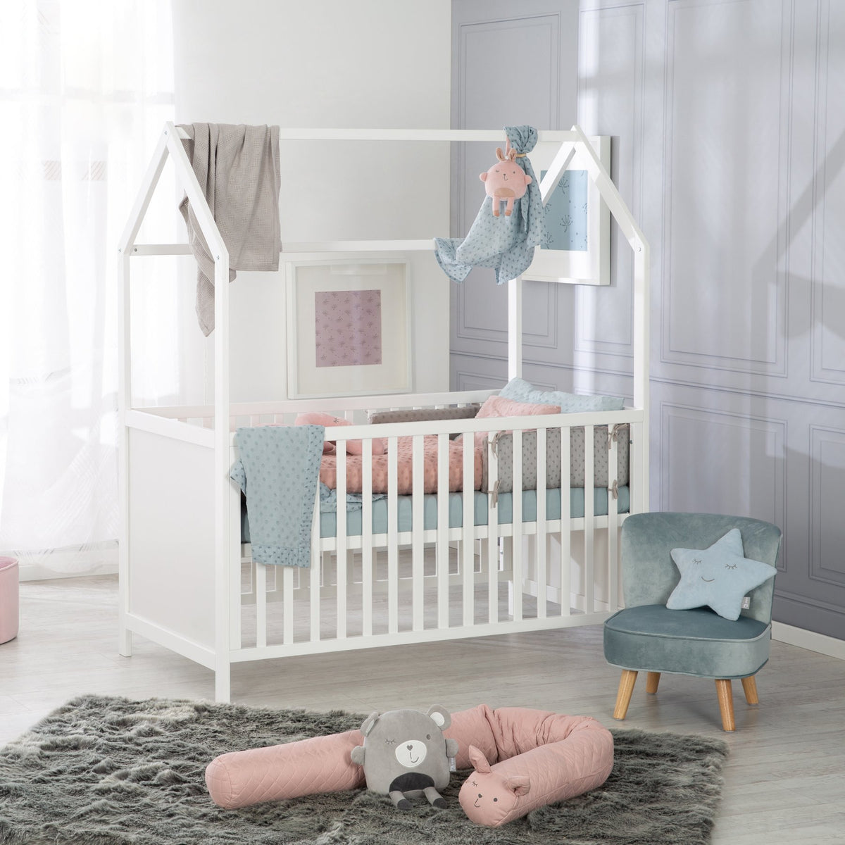 Roba Hausbett 70 x 140 cm Weiss