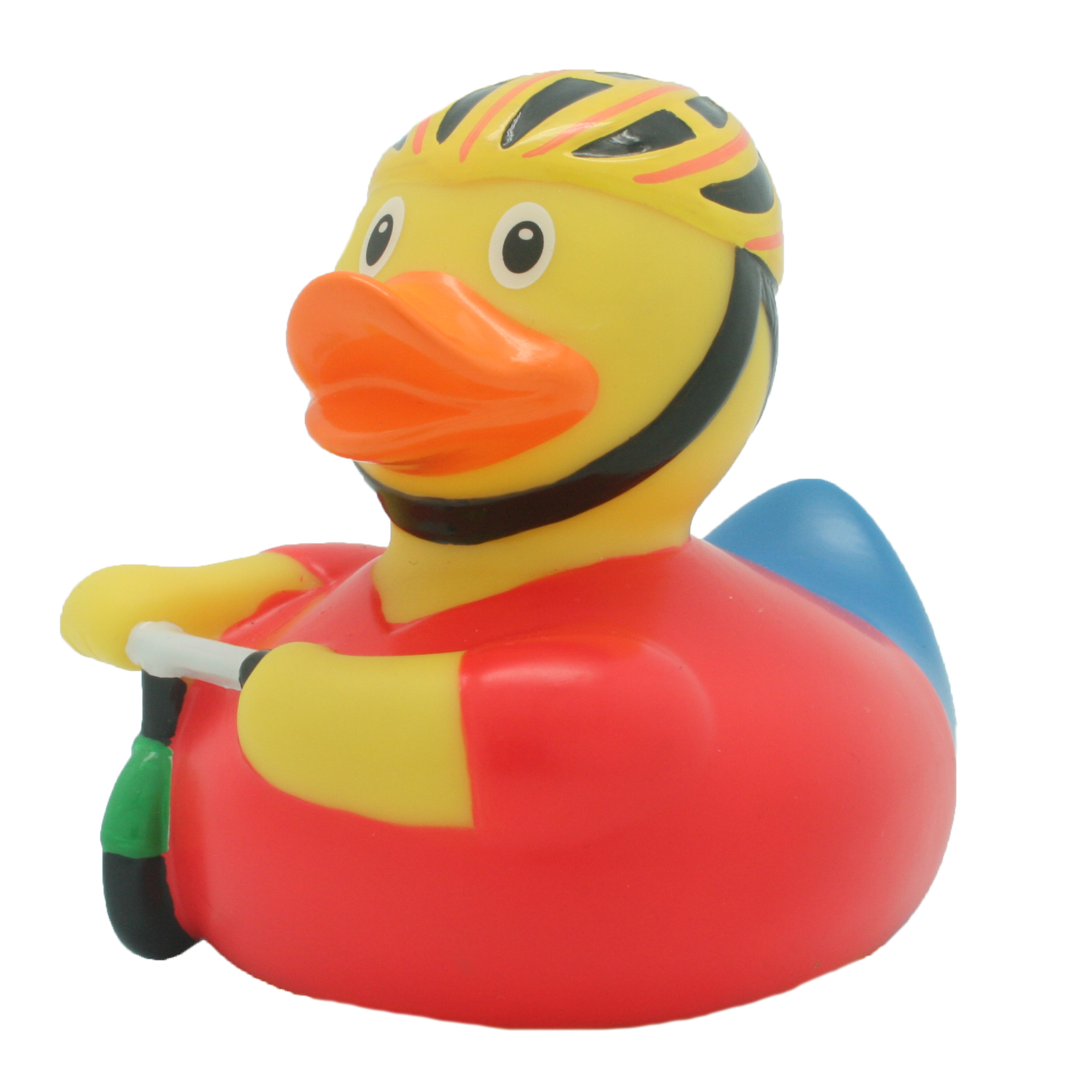 Lilalu Ente Radfahrer