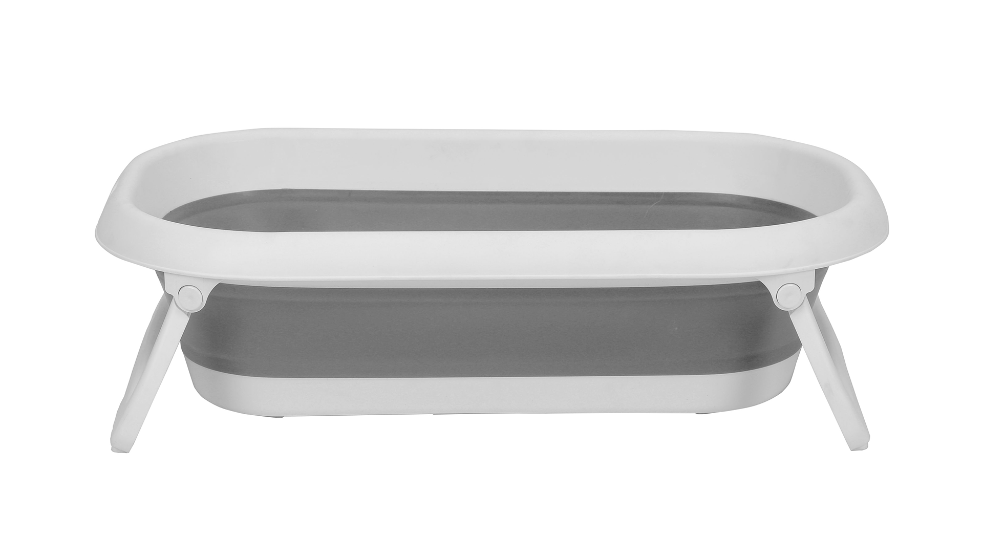 Rotho Baby Bath 2 go Faltwanne stone grey/white