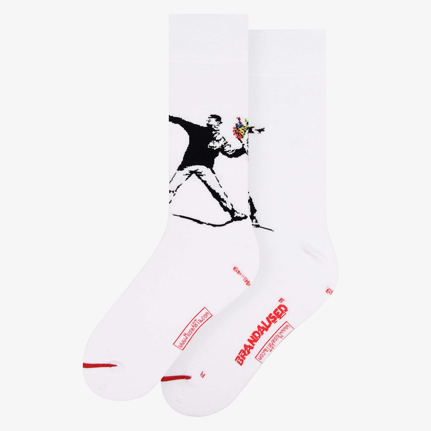 Sockendesign Banksy Graffiti - Flower Bomber