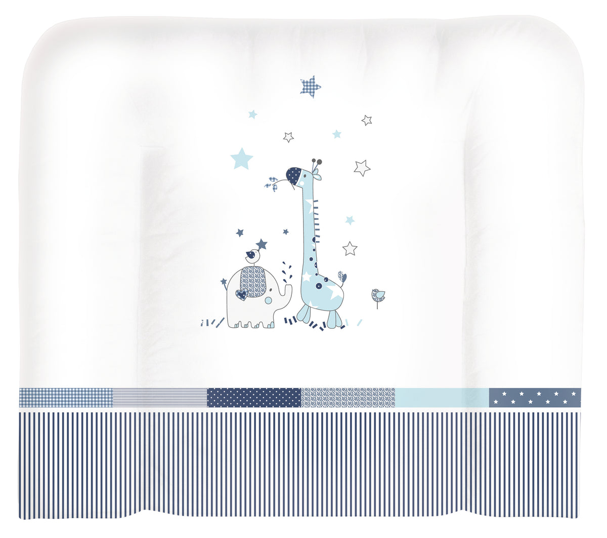 Wickelauflage Dschungel blau