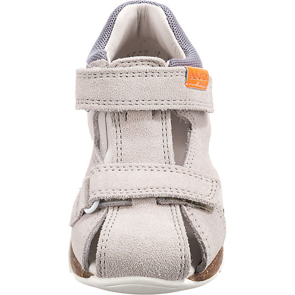 Elefanten Lauflern-Sandalen SEVEN SATCHI grau/orange