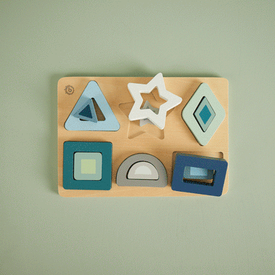 Bieco Holzpuzzle Formen