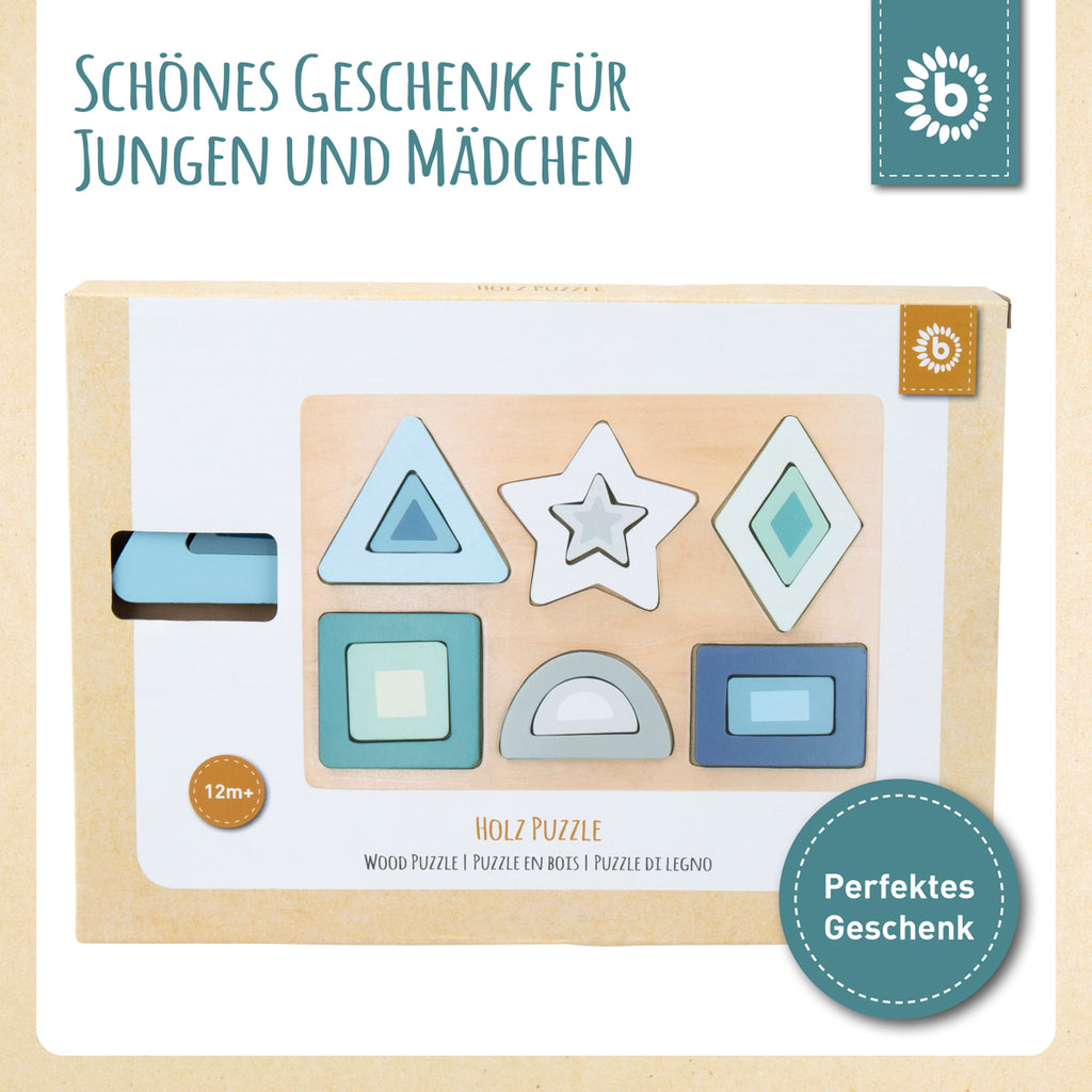 Bieco Holzpuzzle Formen