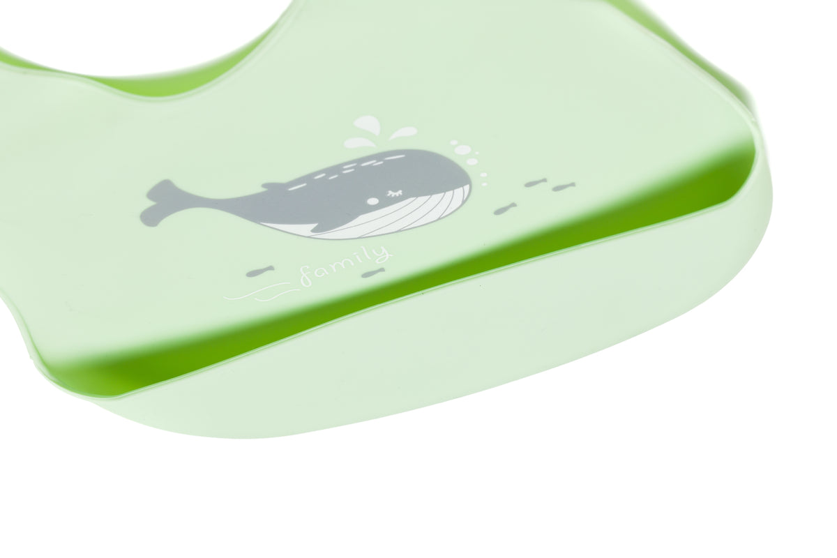 Fillikid Silikonlätzchen 2 Stk. mint &amp; grau