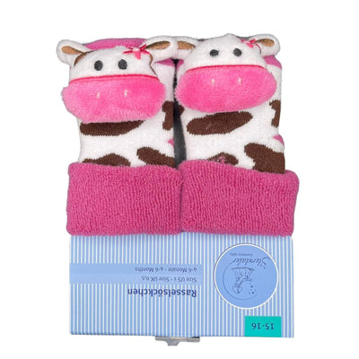 Sterntaler Baby-Rasselsocken aus Vollplüsch