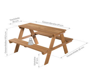 Roba Sitzgruppe &#39;PICKNICK for 4&#39;
