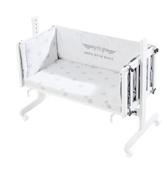 Roba Beistellbett Room &amp; Craddle mit Ausstattung Rock Star Baby 3