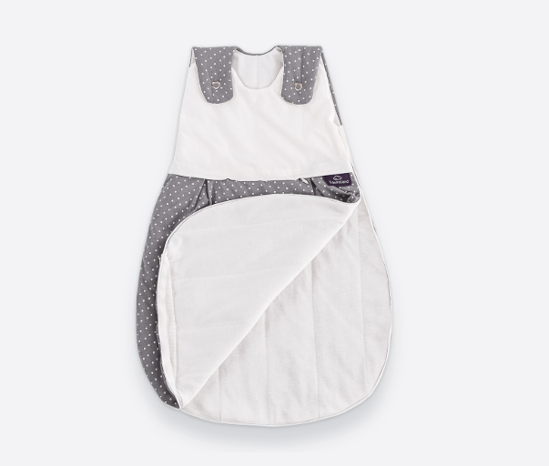 Träumeland LIEBMICH Schlafsack Pünktchen grau