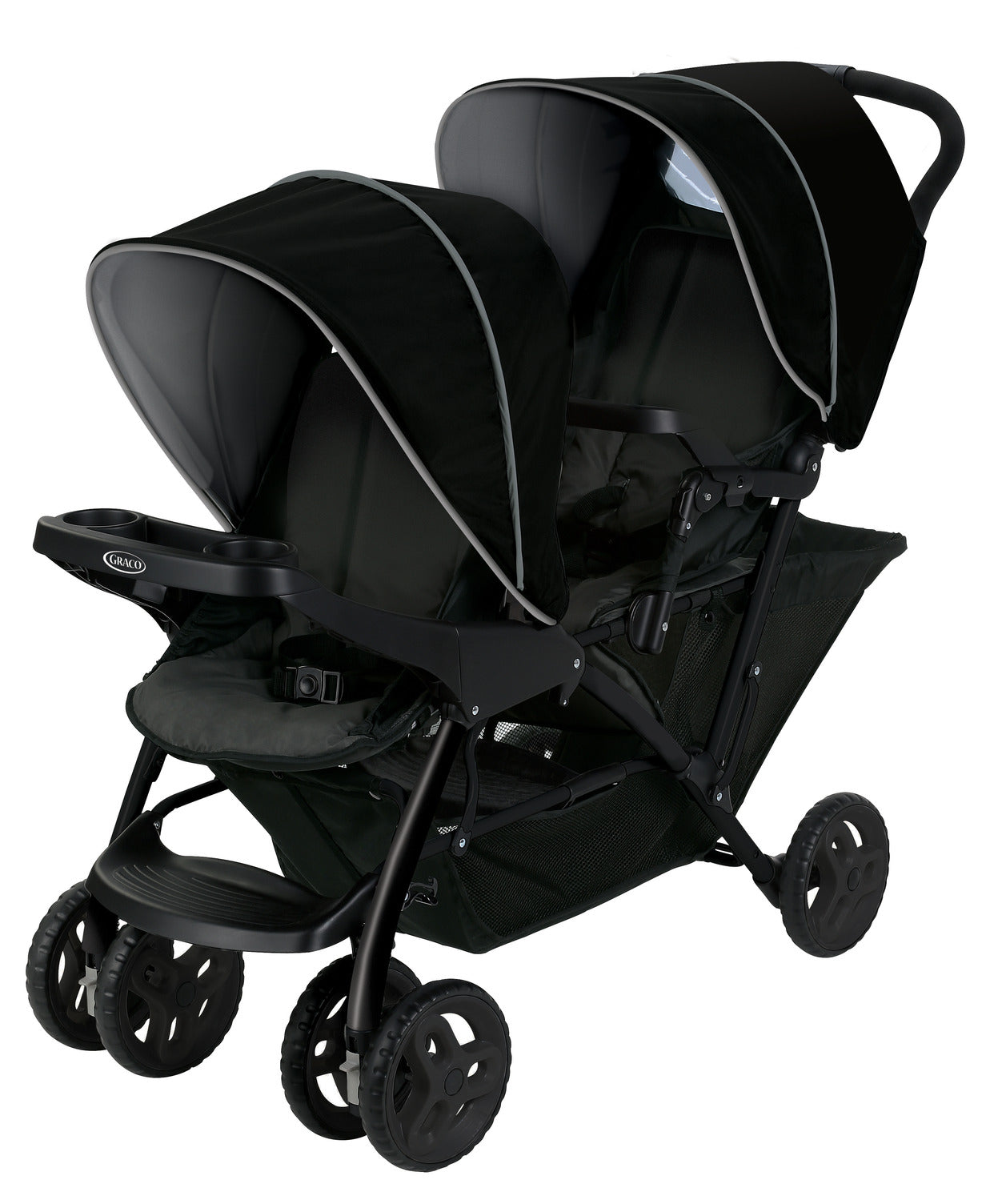 Graco Stadium Duo Geschwisterkinderwagen black grey