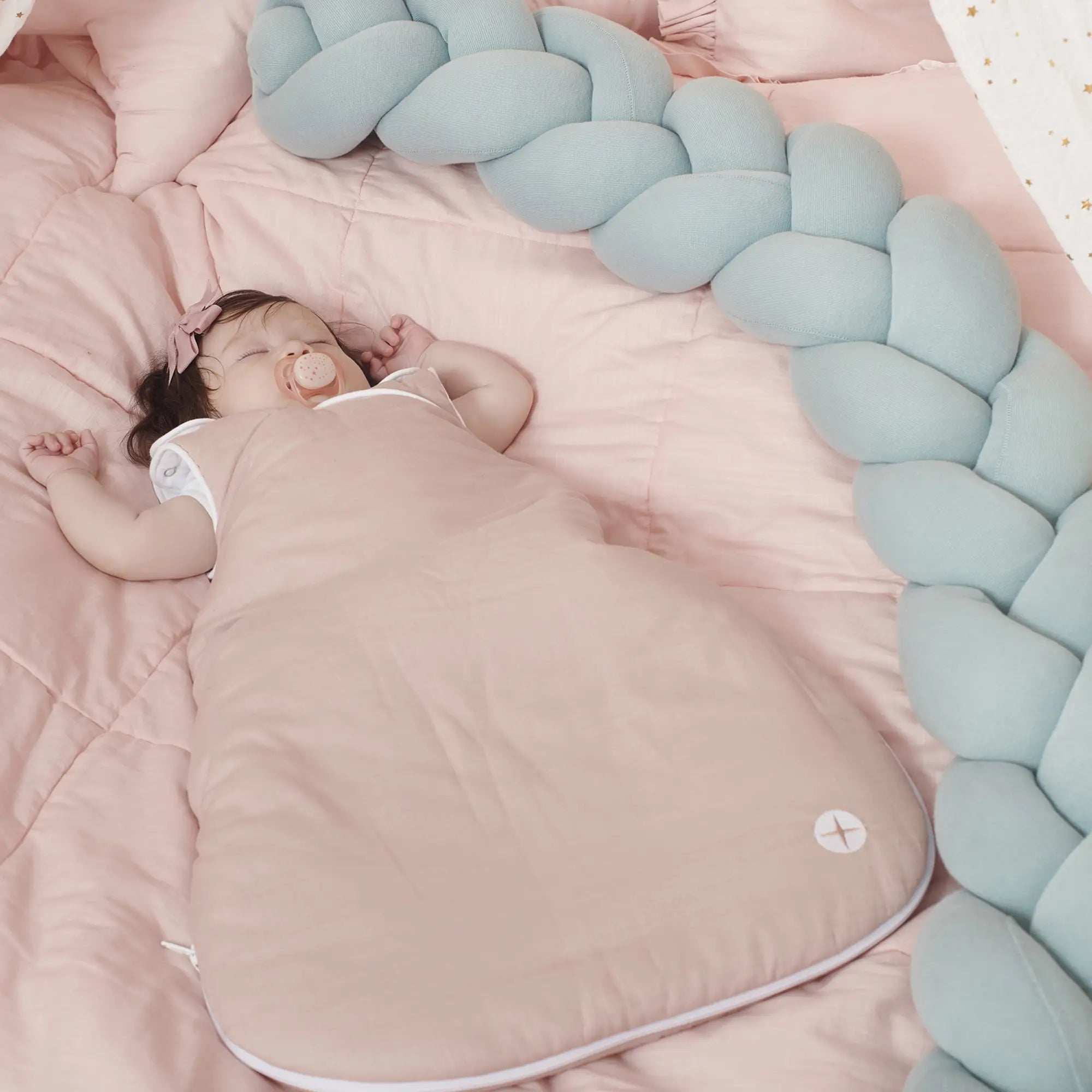 Nordic Coast Baby Schlafsack - Altrosa