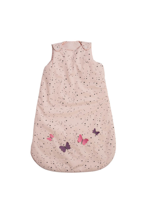 BeBe´s Collection - 3D Schmetterlinge Sommer-Schlafsack 60 cm - rosa