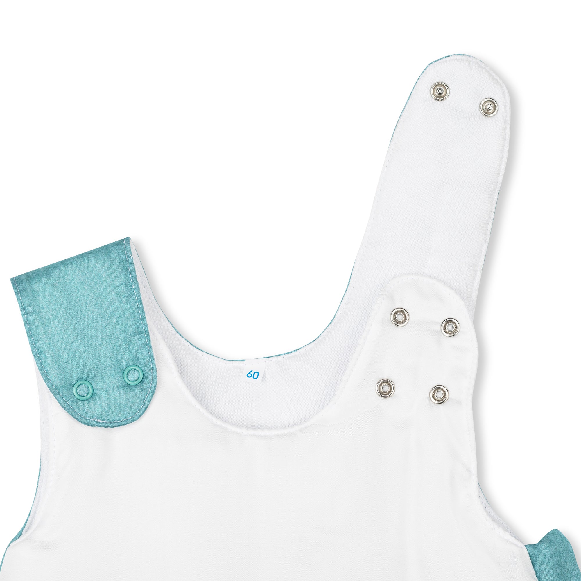 Kuli Muli Ganzjahresschlafsack Lyocell Jersey Dusty Türkis