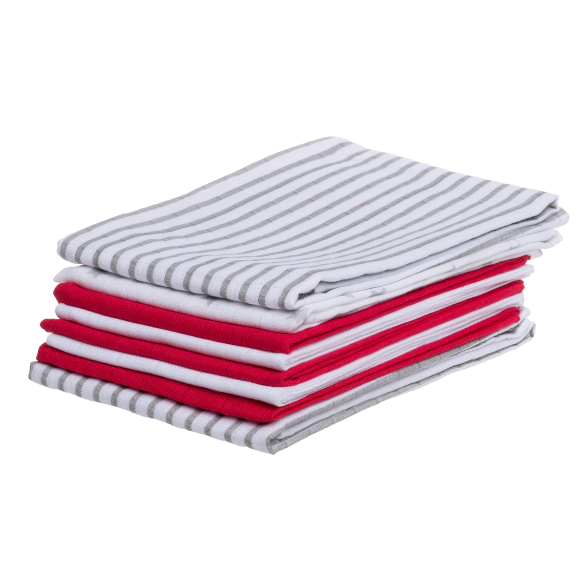 Babywell Gaze-Windeln, 8er Pack 60x60cm rot