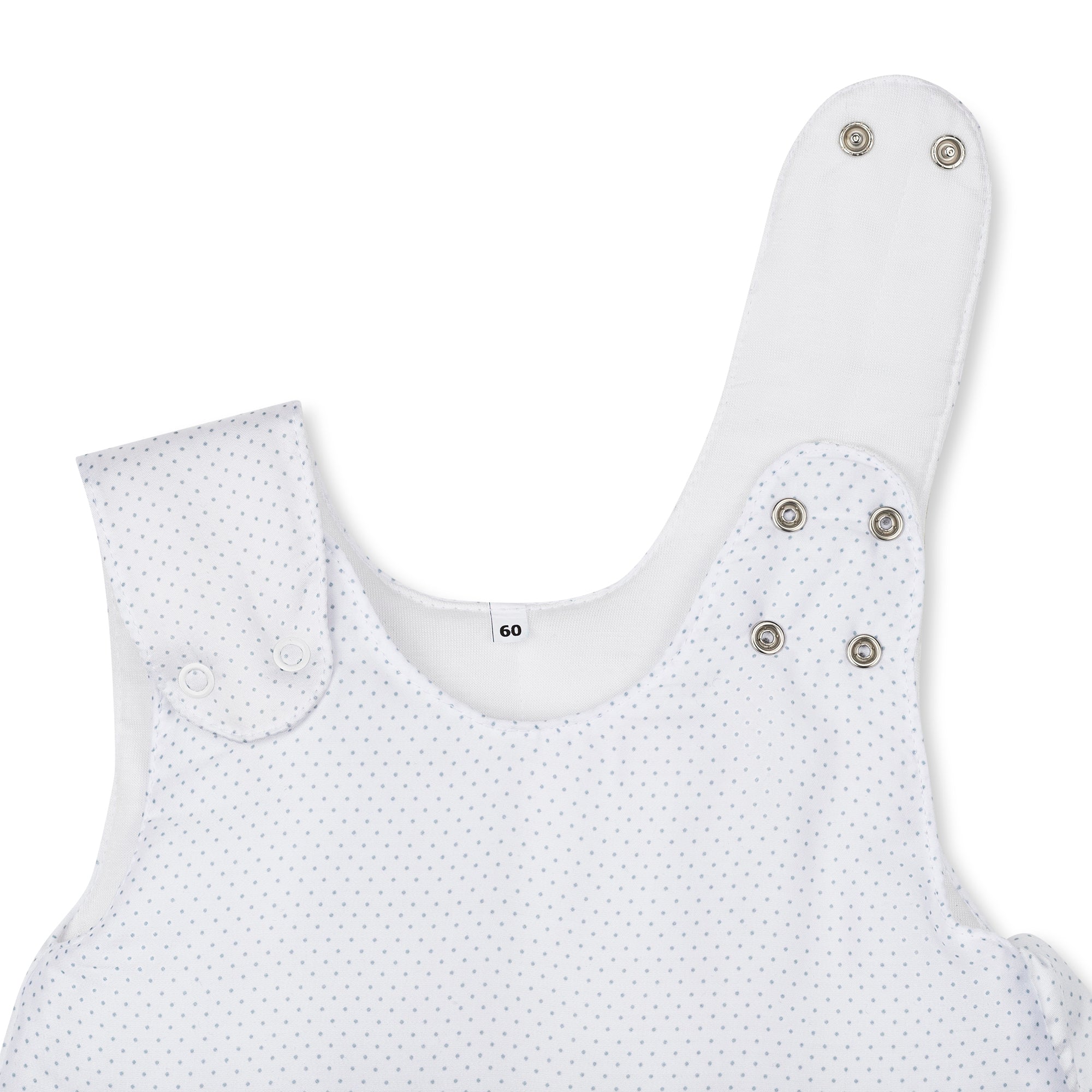 Kuli Muli Sommerschlafsack Lyocell Satin Petit Points gris