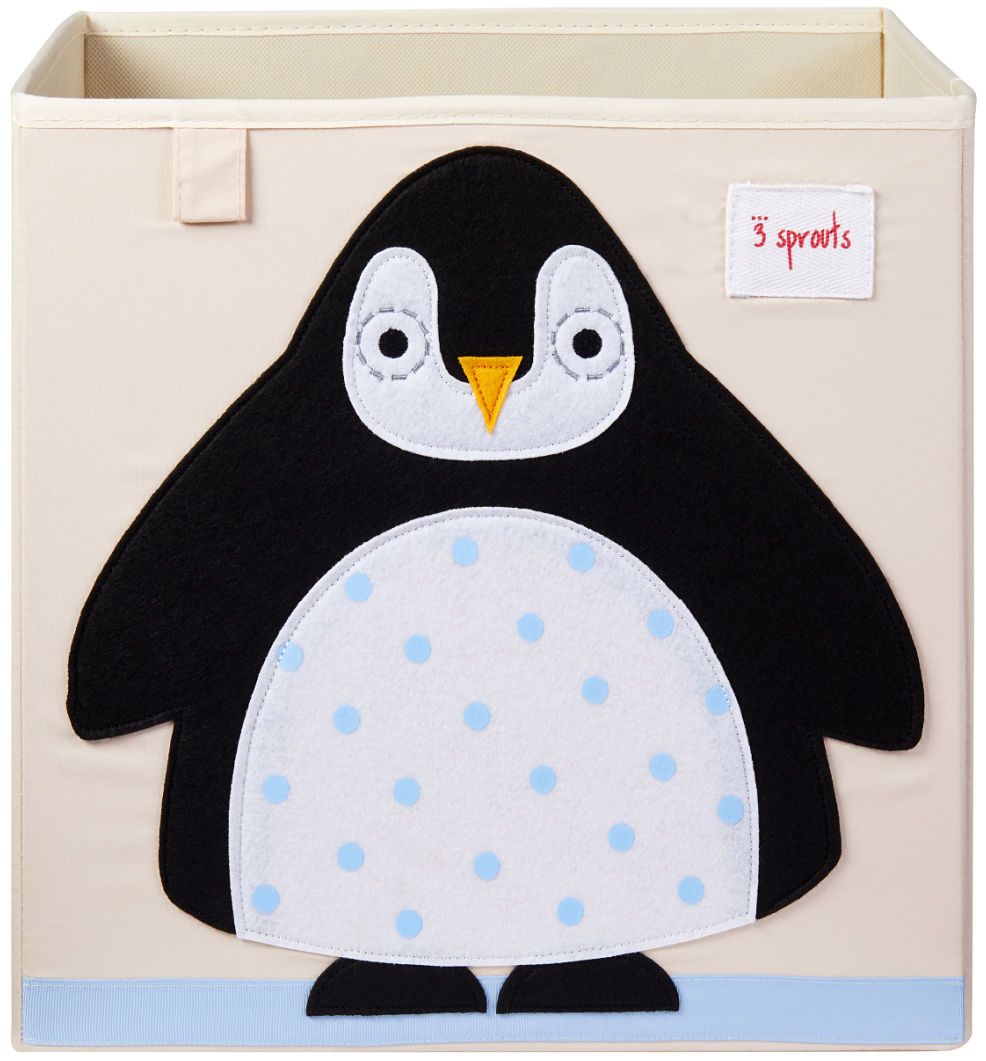 3 Sprouts Spielzeugbox Pinguin