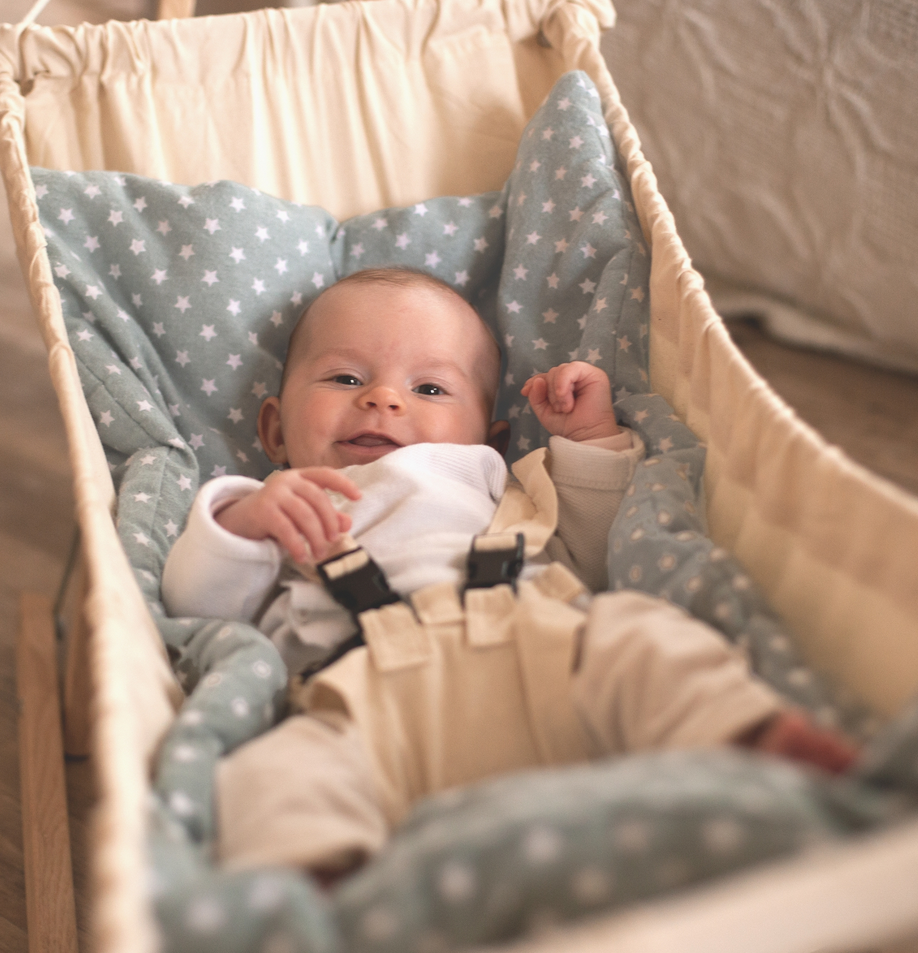 Amazonas Hängematten-Einlage "SUNNY" grau mit Sternen