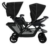 Graco Stadium Duo Geschwisterkinderwagen black grey